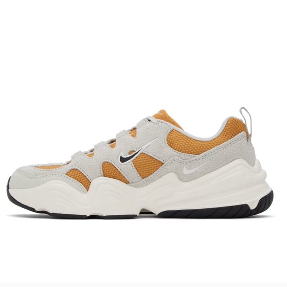 Nike Gray & Orange Tech Hera Sneakers - Picture 3 of 5